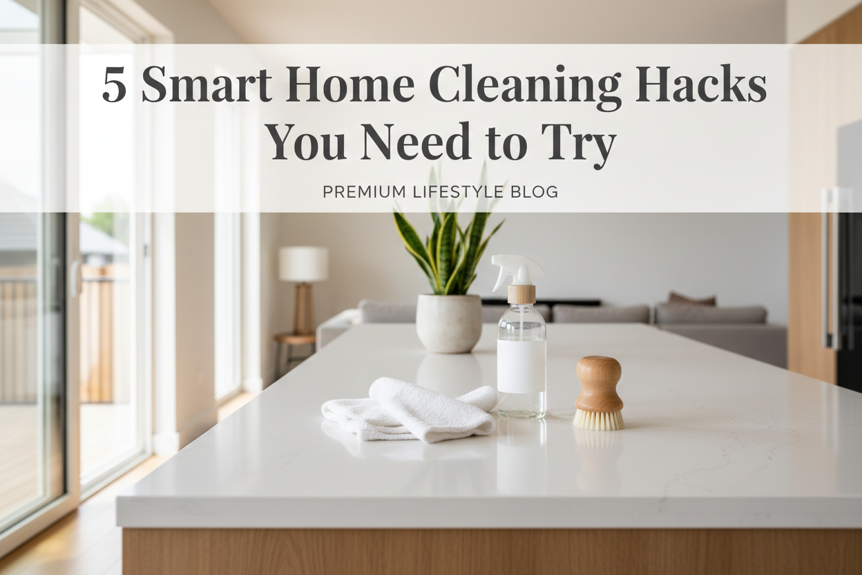 5 Smart Home Cleaning Hacks You Need to Try